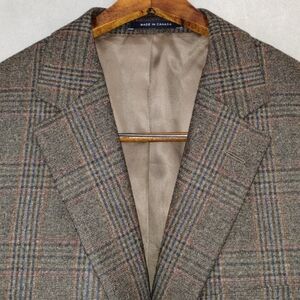 NEW Daniel Cremieux Mens Blazer Sport Coat Two Btn Jacket Wool Size 44R Casual